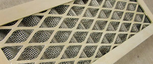 grille de ventilation en aluminium / avec filtre à poussière / CEM