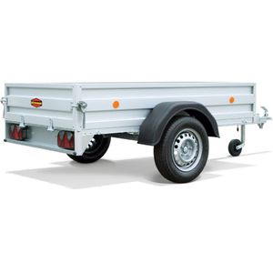 remorque à 1 essieu / porte-engin / extra-surbaissée / utilitaire