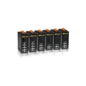 commutateur Ethernet administrable / 10 ports / de niveau 2 / sur rail DIN