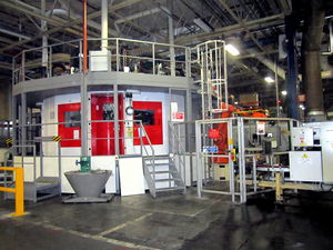 machine transfert rotative / CNC / 3-5 axes / pour usinage