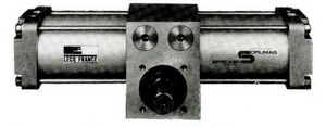 vérin rotatif / hydraulique / à pignon crémaillère / à double effet