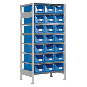 système de rack d'atelier / pour boîtes / à étagères