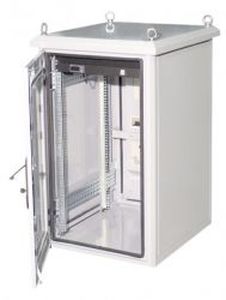 armoire de stockage / sur pied / avec porte transparente / en métal