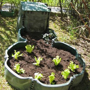 caisse à compost / en plastique / pour déchets