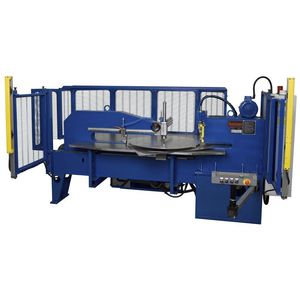 cisaille circulaire / hydraulique / pour tôle métallique / bordeuse