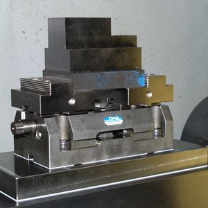 étau de machine / manuel / horizontal / à vis