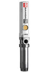 pompe à piston / semi-immergée / pour liquide / pneumatique