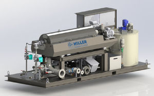 décanteur centrifuge / horizontal / pour déshydratation des boues