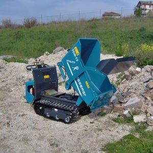 mini-dumper sur chenilles / à essence / à benne élévatrice / autochargeant