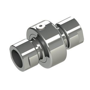 raccord à visser / droit / hydraulique / librement orientable