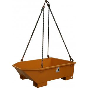 caisse en métal / de transport / pour produits en vrac / à mortier