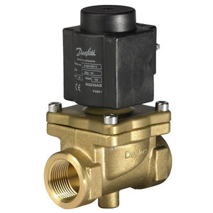 électrovanne à commande assistée / 2/2 voies / NF / pour vapeur