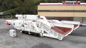 concasseur à mâchoires / mobile / sur chenilles / à moteur diesel