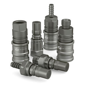 raccord rapide / droit / pneumatique / en aluminium