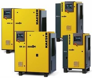 compresseur d'air / transportable / à moteur électrique / à vis
