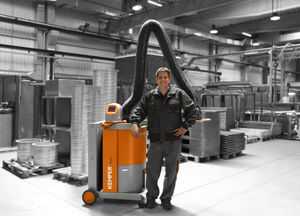 aspirateur de fumée mobile / de soudage / avec bras d'aspiration