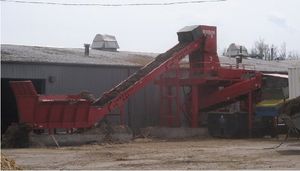 broyeur à rotor / horizontal / pour le caoutchouc / pour le bois
