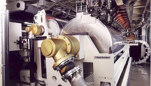 ligne d'extrusion de film à plat / pour PVC / multicouche / pour le thermoformage