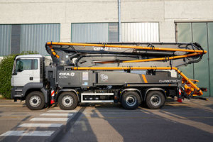 pompe à béton automotrice pour chantier