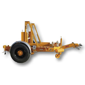 remorque à 1 essieu / pour transport et pose de câbles / porte tourets / hydraulique