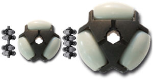 roue monobloc / en polyamide / pour convoyeur