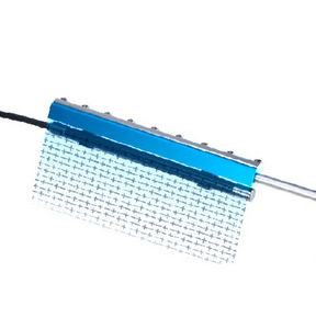 lame d'air ionisé pour l'élimination de charge statique / en inox