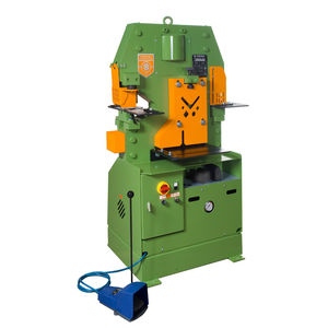 poinçonneuse semi-automatique / hydraulique / pour barres en fer / encocheuse