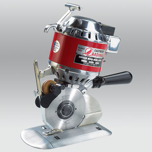 machine de découpe refendeuse / pour tissus / à lame rotative / de profilés