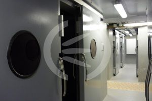 portes coulissantes / pour l'intérieur / industrielles / en métal