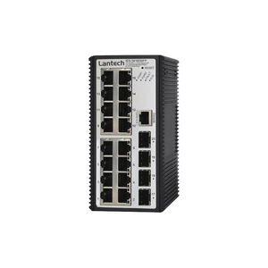 commutateur Ethernet PTPv2 / administrable / 20 ports / sur rail DIN