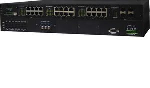 commutateur Ethernet administrable / 24 ports / Gigabit Ethernet / sur rail DIN