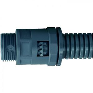 raccord à visser / droit / hydraulique / en plastique