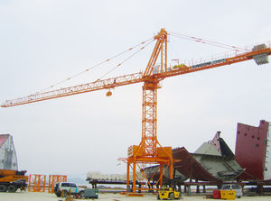 grue fixe / à tour / pour chantier de construction / de levage
