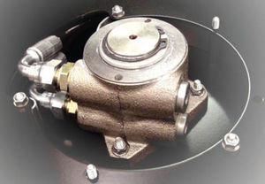 enrouleur de tuyau hydraulique / à ressort / fixe / résistant à la corrosion