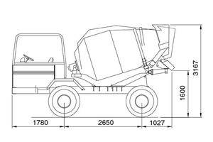 dumper sur pneus / hydraulique / diesel / compact