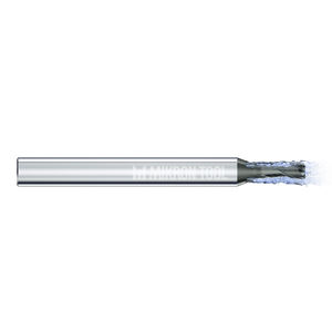 fraise monobloc / de finition / au carbure de tungstène / pour acier inoxydable