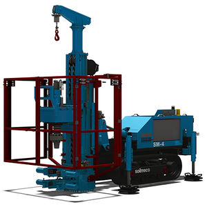 foreuse de micropieux / sur chenilles / rotative / hydraulique