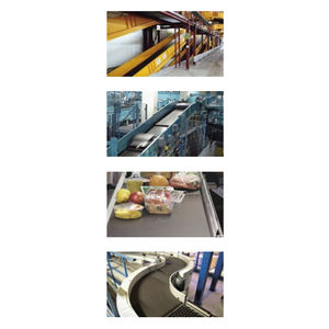 bande transporteuse PVC / en tissu / industrielle / ignifugée
