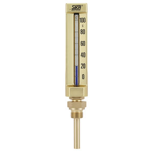 thermomètre à dilatation de liquide / à insertion / à lecture directe / pour machine