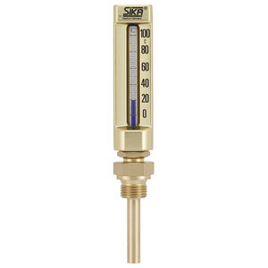 thermomètre à dilatation de liquide / à insertion / à lecture directe / pour machine