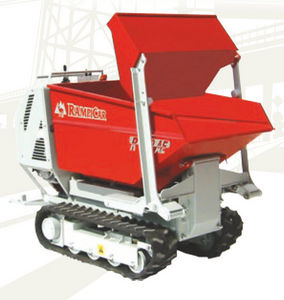 mini-dumper sur chenilles / diesel / à essence / à déchargement frontal