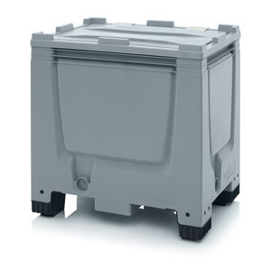caisse-palette en plastique / avec couvercle
