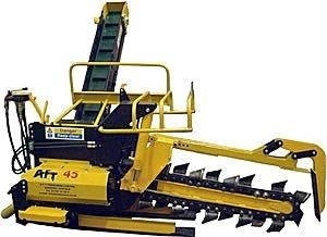 trancheuse à chaînes / à roue / sur pneus / pour tracteur