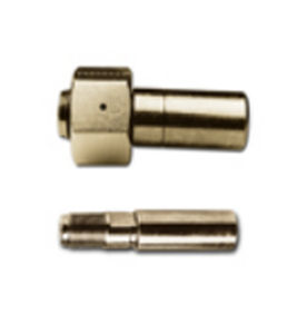 raccord à sertir / droit / hydraulique