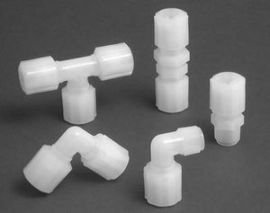 raccord coudé / hydraulique / pour l'industrie pharmaceutique / pour l'industrie biotechnologique