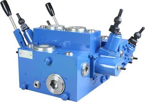 distributeur hydraulique à tiroir / avec actionnement manuel / électrohydraulique / sectionnel