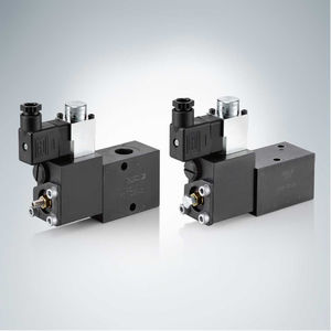 vanne à piston / à commande hydraulique / de réduction de pression / pour huile