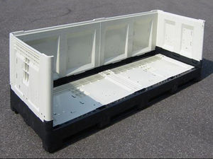 container en métal / de récupération pour tube fluorescent
