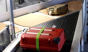 trieur à plateau basculant / de bagages / pour aéroport