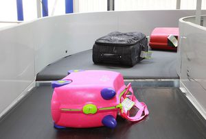 convoyeur à bande / pour l'industrie aéronautique / horizontal / pour manutention de bagages